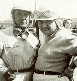 Jose Gonzales (right) with 1950 World Champion Nino Farina